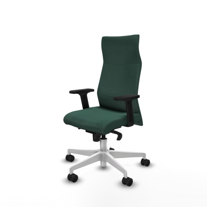 Albacete dirección sincro bali verde botella brazos 2D base blanca ruedas 65 nailon