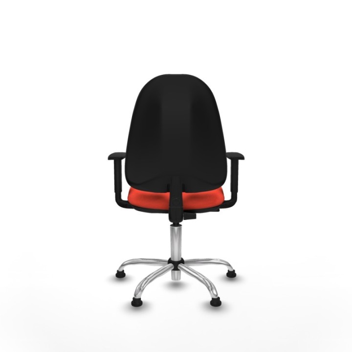 Algarra CP bali naranja oscuro brazos 1D base cromada topes