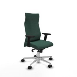 Albacete dirección sincro bali verde botella brazos 2D base aluminio ruedas 65 nailon