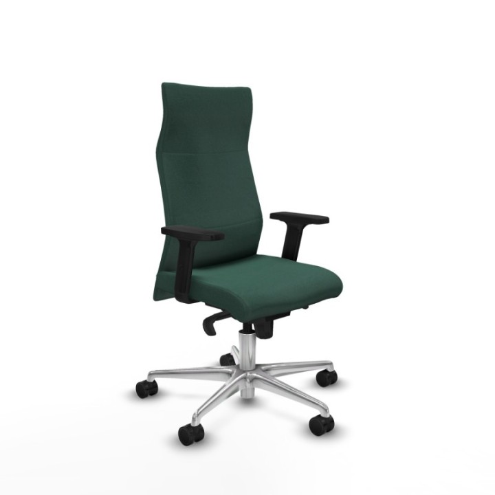 Albacete dirección sincro bali verde botella brazos 2D base aluminio ruedas 65 nailon