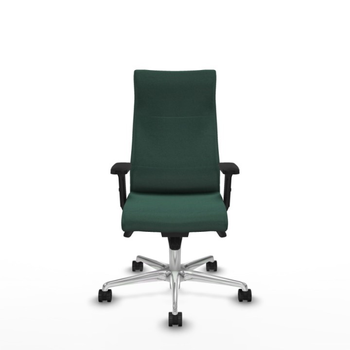 Albacete dirección sincro bali verde botella brazos 2D base aluminio ruedas 65 nailon