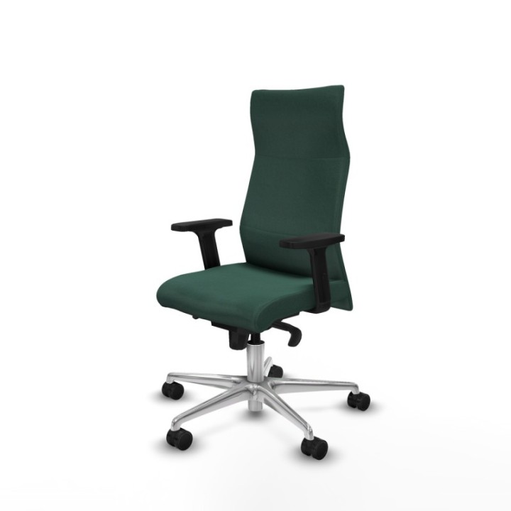 Albacete dirección sincro bali verde botella brazos 2D base aluminio ruedas 65 nailon