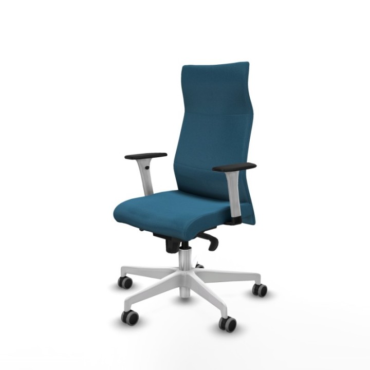 Albacete dirección sincro bali verde petroleo brazos 1D blancos base blanca ruedas 65 engomadas