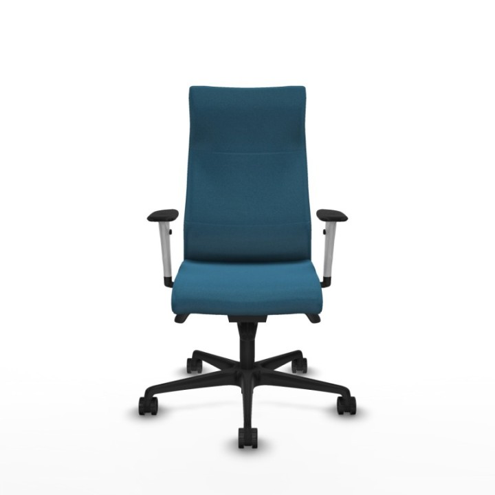 Albacete dirección sincro bali verde petroleo brazos 1D blancos base nailon ruedas 65 nailon