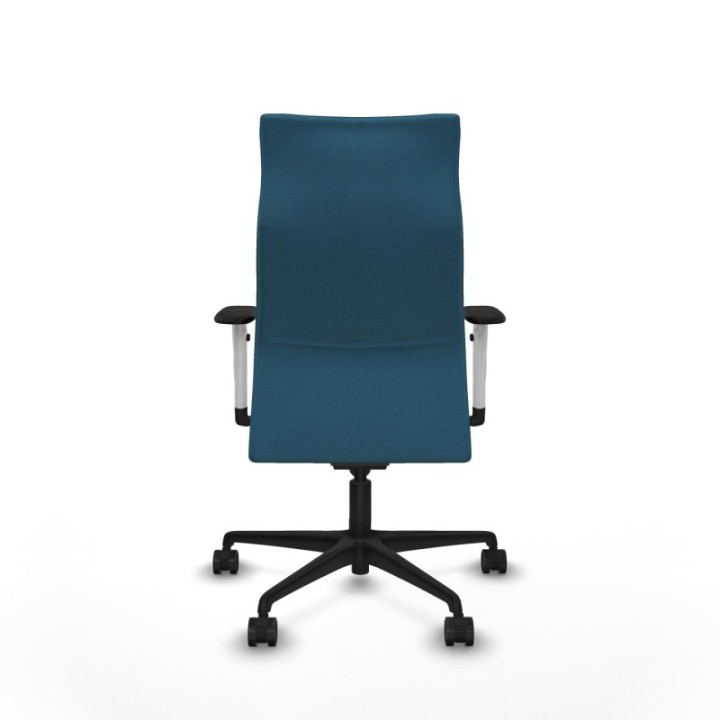 Albacete dirección sincro bali verde petroleo brazos 1D blancos base nailon ruedas 65 nailon