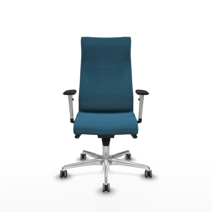 Albacete dirección sincro bali verde petroleo brazos 1D blancos base aluminio ruedas 65 engomadas