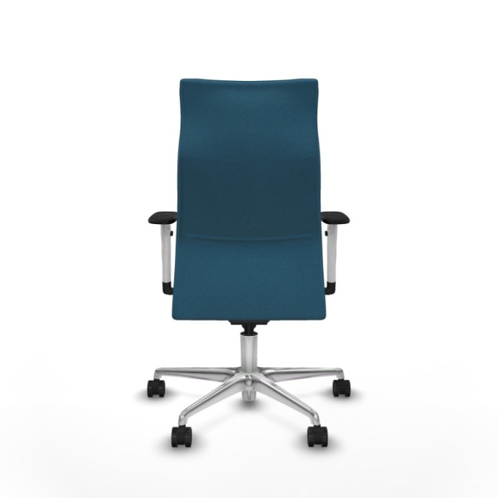 Albacete dirección sincro bali verde petroleo brazos 1D blancos base aluminio ruedas 65 nailon