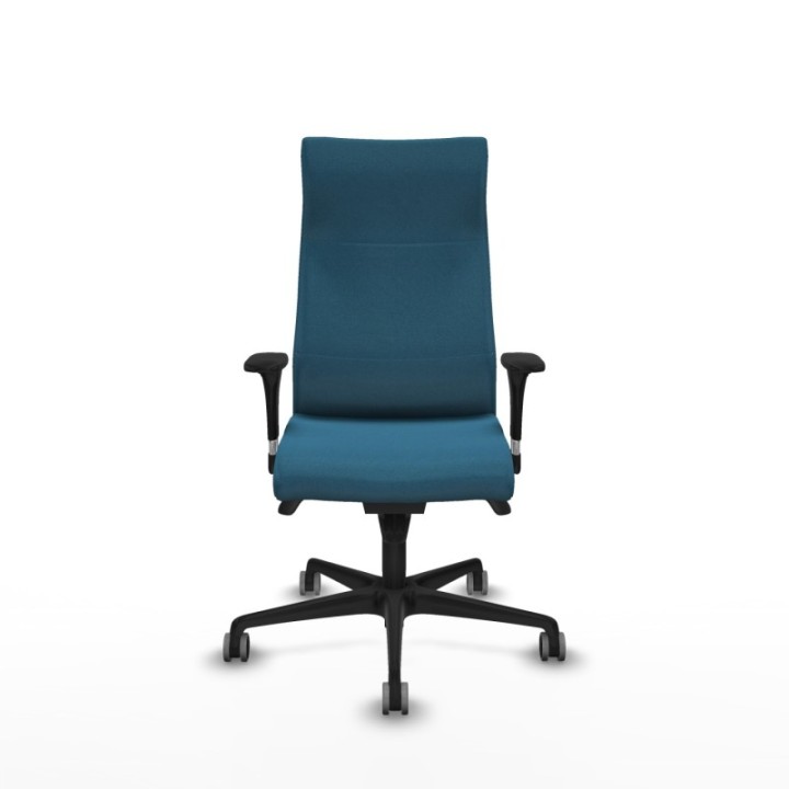 Albacete dirección sincro bali verde petroleo brazos 1D cromados base nailon ruedas 65 engomadas