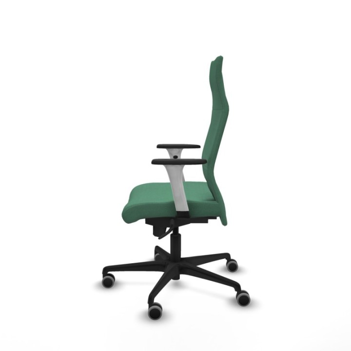 Albacete dirección sincro bali verde esmeralda brazos 1D blancos base nailon ruedas 65 engomadas