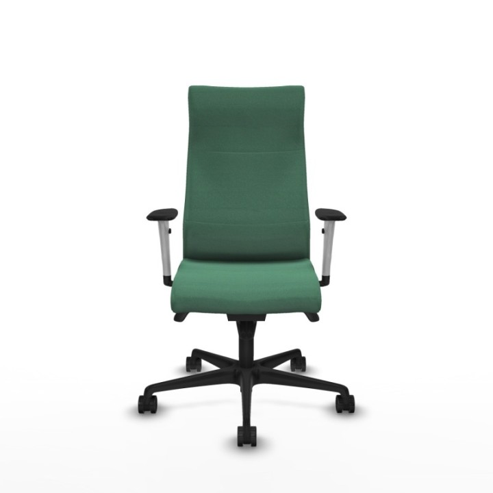 Albacete dirección sincro bali verde esmeralda brazos 1D blancos base nailon ruedas 65 nailon