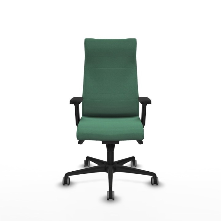 Albacete dirección sincro bali verde esmeralda brazos 2D base nailon ruedas 65 engomadas