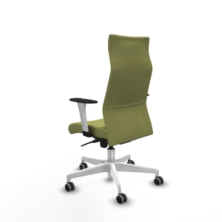 Albacete dirección sincro bali verde oliva brazos 1D blancos base blanca ruedas 65 engomadas