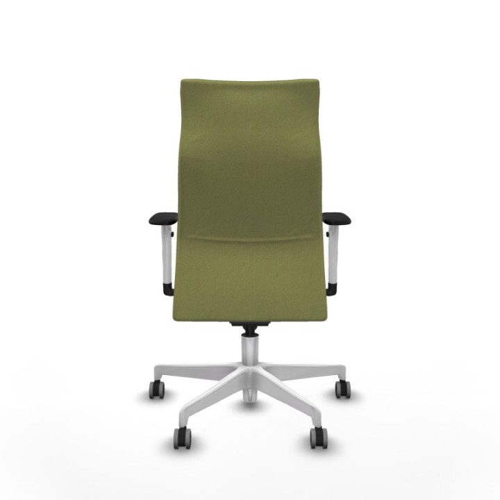 Albacete dirección sincro bali verde oliva brazos 1D blancos base blanca ruedas 65 engomadas