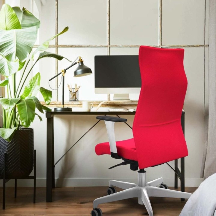 Albacete dirección sincro bali verde oliva brazos 1D blancos base blanca ruedas 65 engomadas