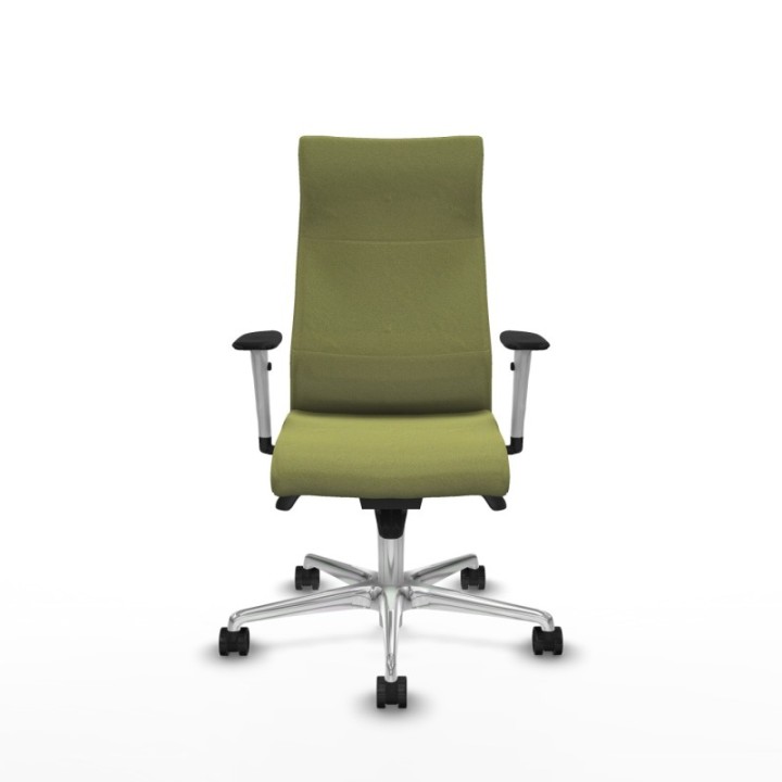 Albacete dirección sincro bali verde oliva brazos 1D blancos base aluminio ruedas 65 nailon