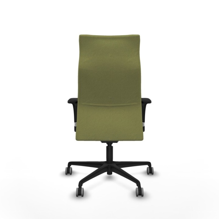 Albacete dirección sincro bali verde oliva brazos 1D cromados base nailon ruedas 65 engomadas