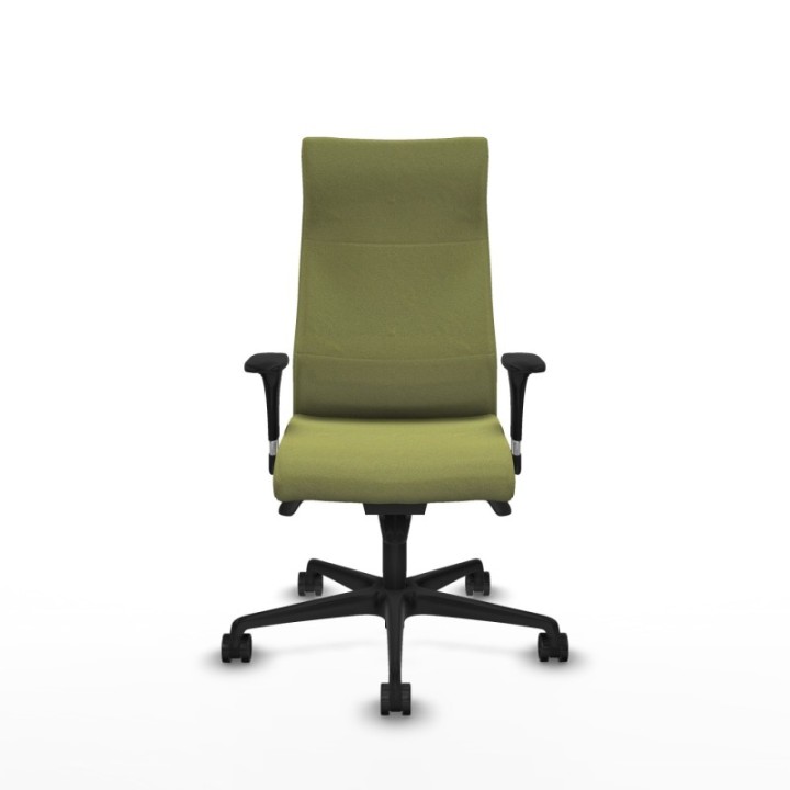 Albacete dirección sincro bali verde oliva brazos 1D cromados base nailon ruedas 65 nailon