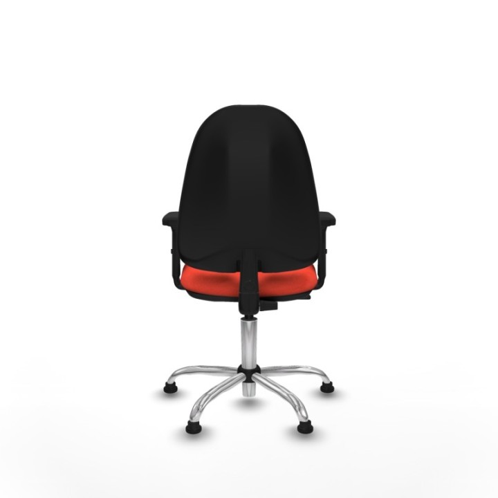 Algarra CP bali naranja oscuro brazos 2D base cromada topes