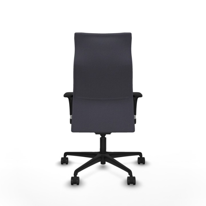 Albacete dirección sincro bali gris oscuro brazos 1D cromados base nailon ruedas 65 nailon