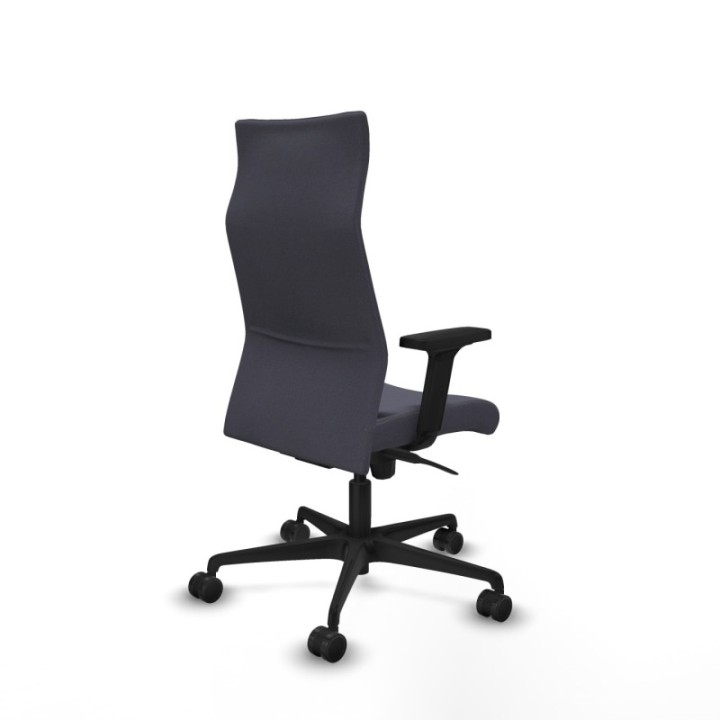 Albacete dirección sincro bali gris oscuro brazos 2D base nailon ruedas 65 nailon