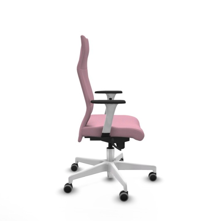 Albacete dirección sincro bali rosa brazos 1D blancos base blanca ruedas 65 engomadas