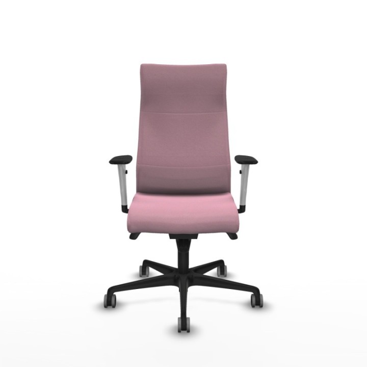 Albacete dirección sincro bali rosa brazos 1D blancos base nailon ruedas 65 engomadas