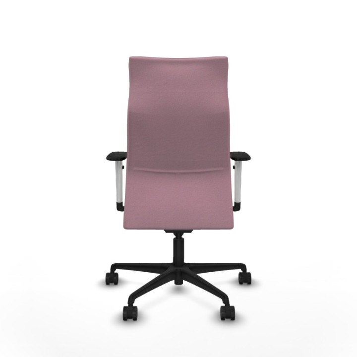 Albacete dirección sincro bali rosa brazos 1D blancos base nailon ruedas 65 nailon