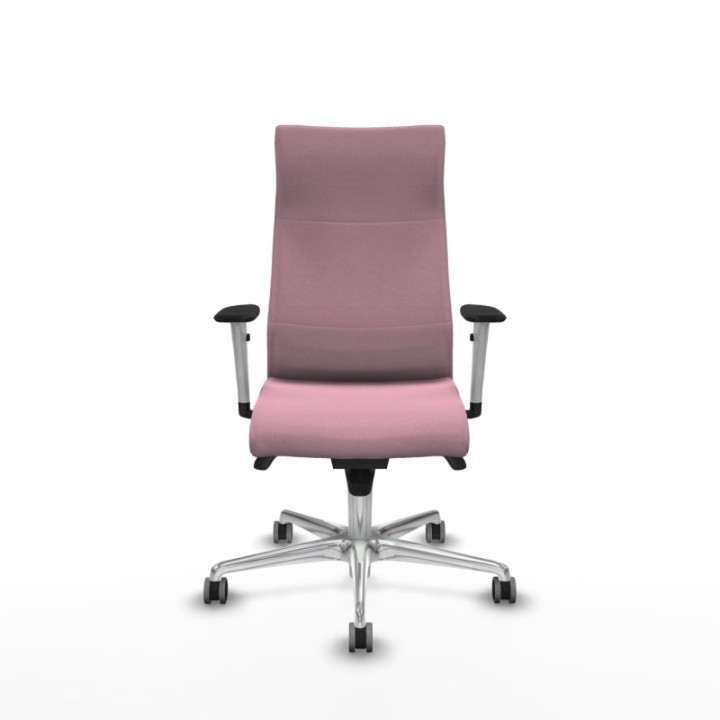 Albacete dirección sincro bali rosa brazos 1D blancos base aluminio ruedas 65 engomadas