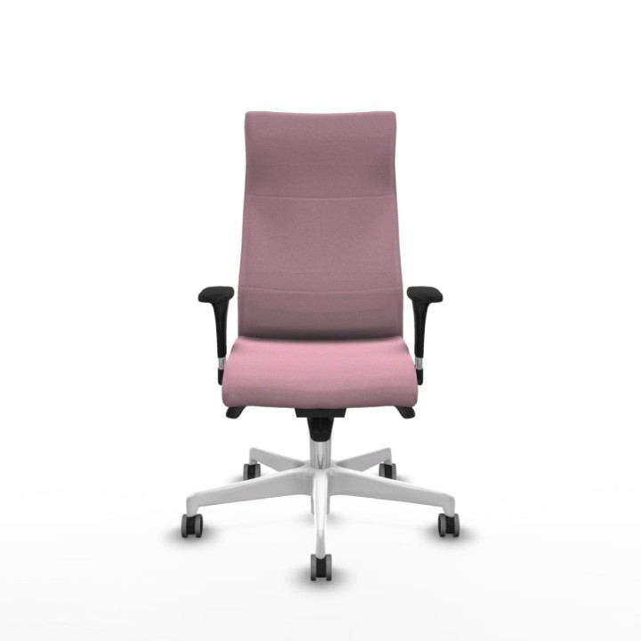 Albacete dirección sincro bali rosa brazos 1D cromados base blanca ruedas 65 engomadas