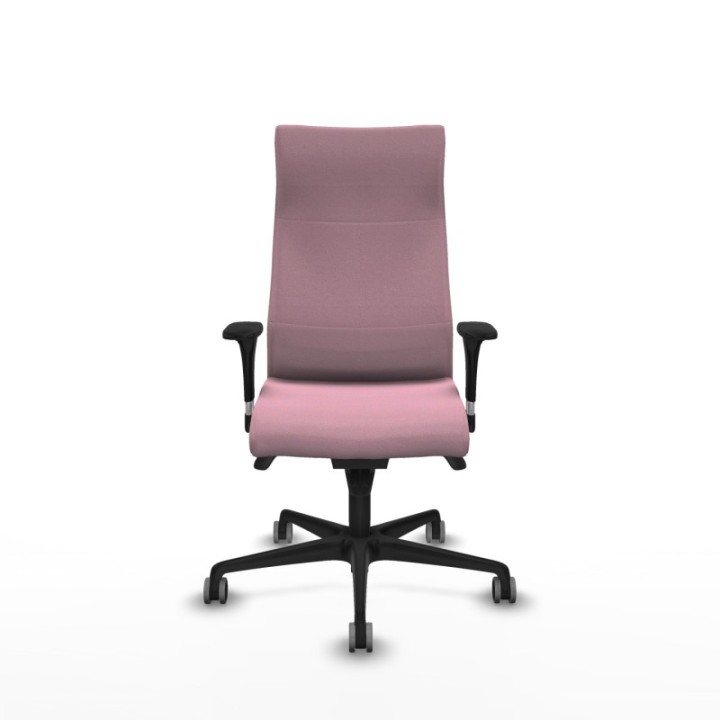 Albacete dirección sincro bali rosa brazos 1D cromados base nailon ruedas 65 engomadas