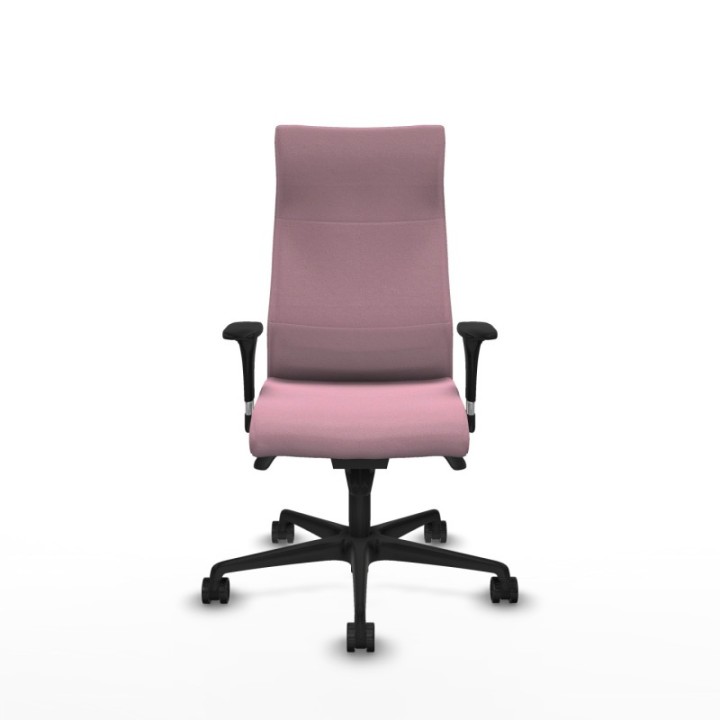 Albacete dirección sincro bali rosa brazos 1D cromados base nailon ruedas 65 nailon