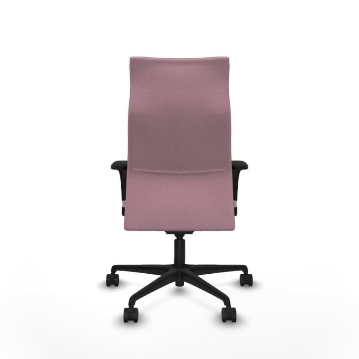 Albacete dirección sincro bali rosa brazos 1D cromados base nailon ruedas 65 nailon