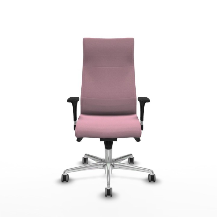 Albacete dirección sincro bali rosa brazos 1D cromados base aluminio ruedas 65 engomadas