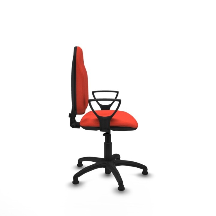 Algarra CP bali naranja oscuro brazos fijos base poliamida topes