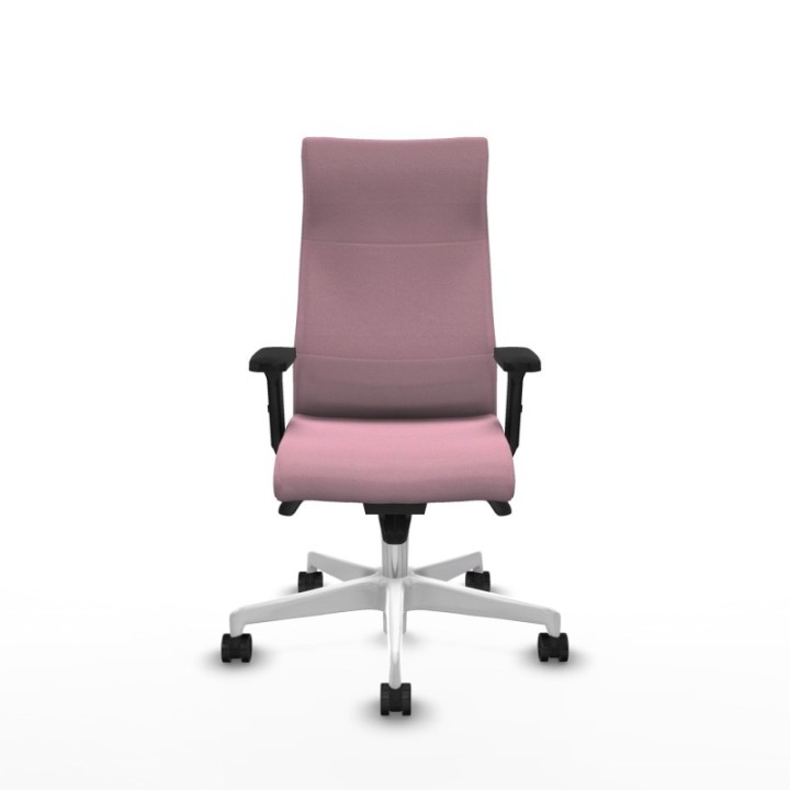 Albacete dirección sincro bali rosa brazos 2D base blanca ruedas 65 nailon