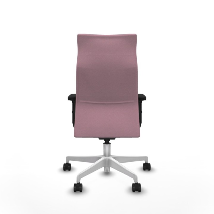 Albacete dirección sincro bali rosa brazos 2D base blanca ruedas 65 nailon