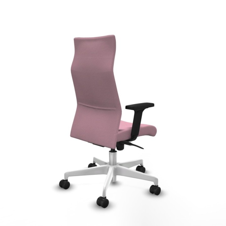 Albacete dirección sincro bali rosa brazos 2D base blanca ruedas 65 nailon