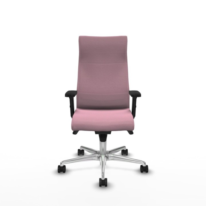 Albacete dirección sincro bali rosa brazos 2D base aluminio ruedas 65 nailon