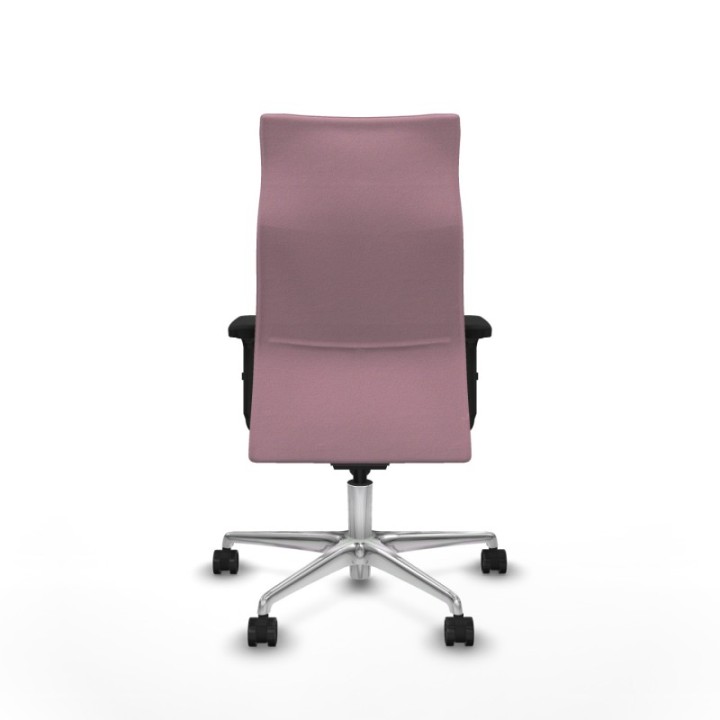 Albacete dirección sincro bali rosa brazos 2D base aluminio ruedas 65 nailon