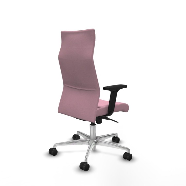 Albacete dirección sincro bali rosa brazos 2D base aluminio ruedas 65 nailon