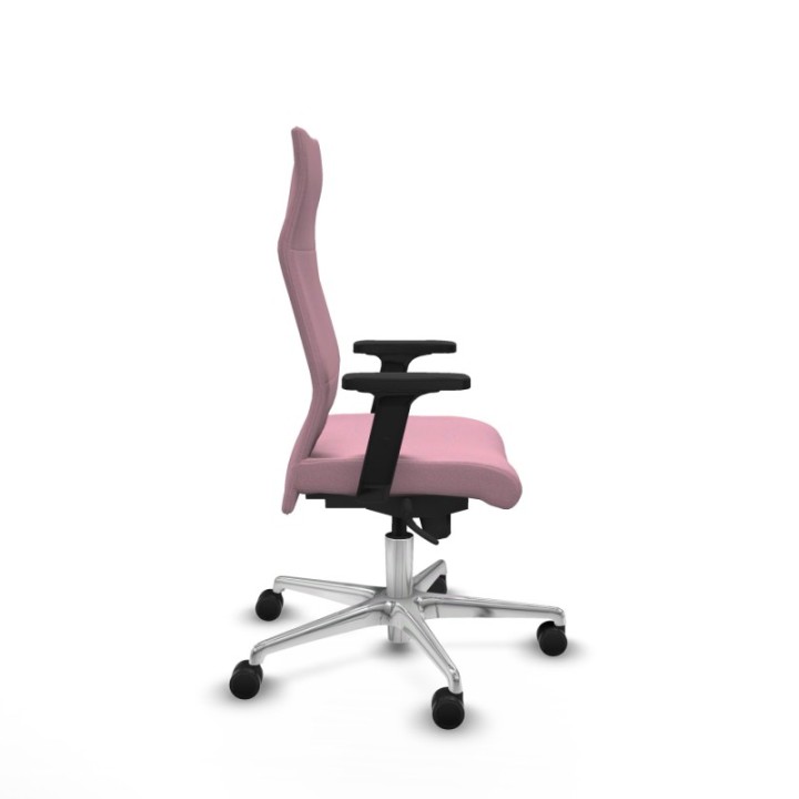 Albacete dirección sincro bali rosa brazos 2D base aluminio ruedas 65 nailon