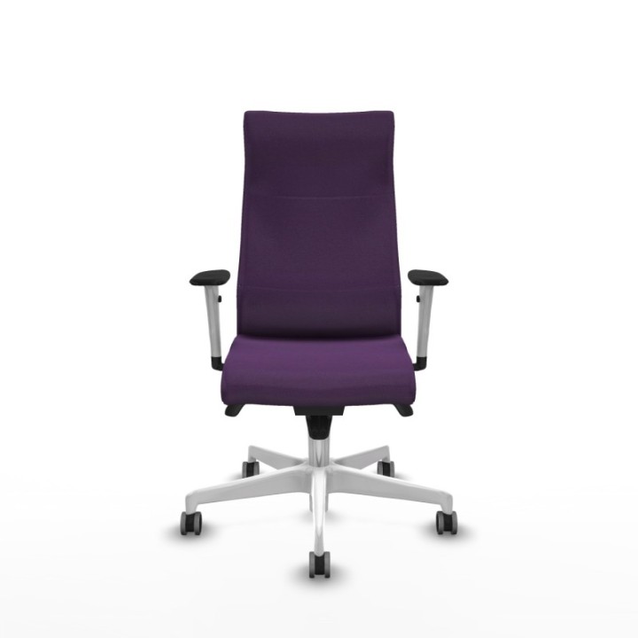 Albacete dirección sincro bali morado brazos 1D blancos base blanca ruedas 65 engomadas