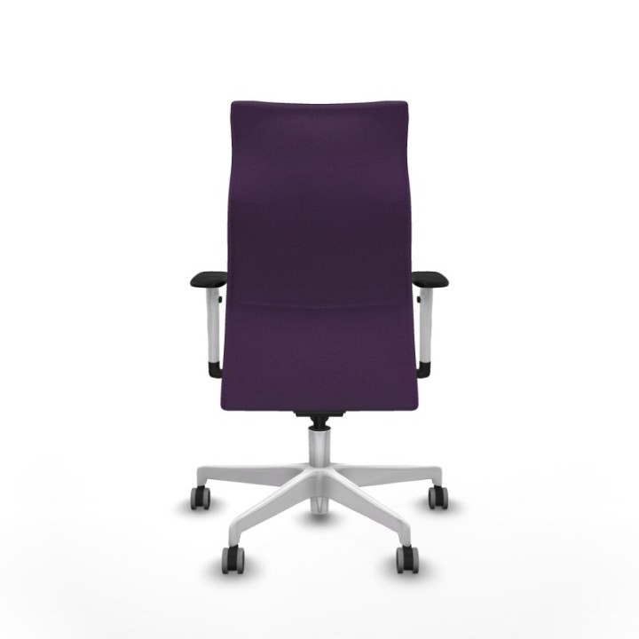 Albacete dirección sincro bali morado brazos 1D blancos base blanca ruedas 65 engomadas