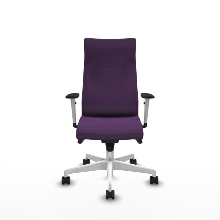 Albacete dirección sincro bali morado brazos 1D blancos base blanca ruedas 65 nailon