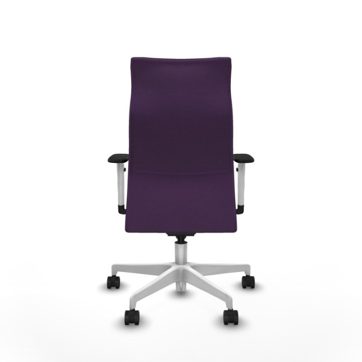 Albacete dirección sincro bali morado brazos 1D blancos base blanca ruedas 65 nailon