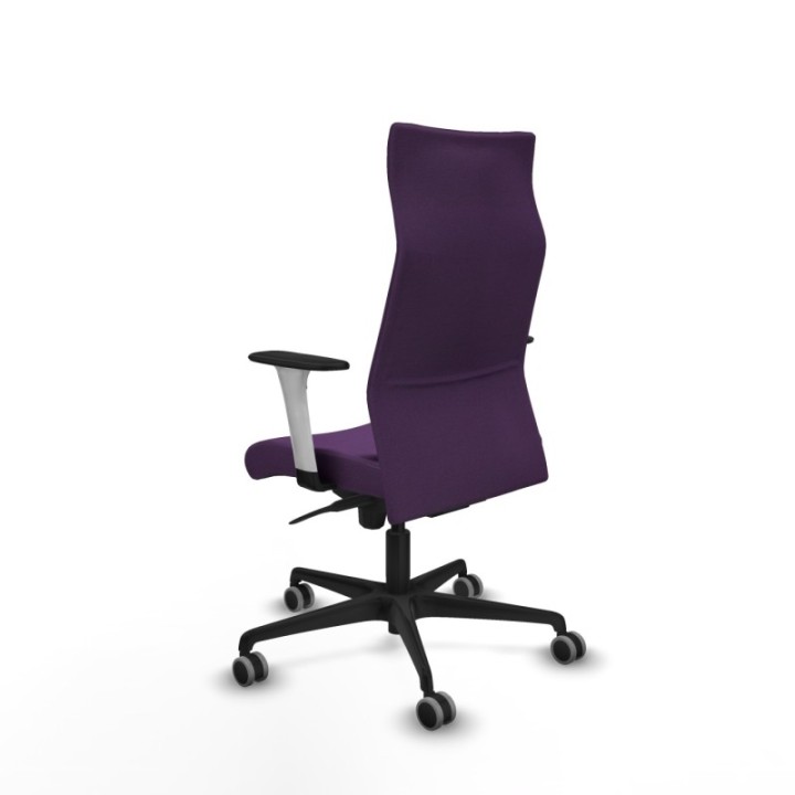 Albacete dirección sincro bali morado brazos 1D blancos base nailon ruedas 65 engomadas