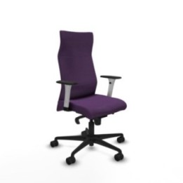 Albacete dirección sincro bali morado brazos 1D blancos base nailon ruedas 65 nailon