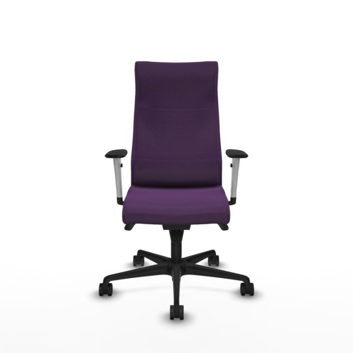 Albacete dirección sincro bali morado brazos 1D blancos base nailon ruedas 65 nailon