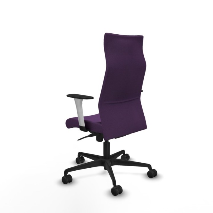 Albacete dirección sincro bali morado brazos 1D blancos base nailon ruedas 65 nailon