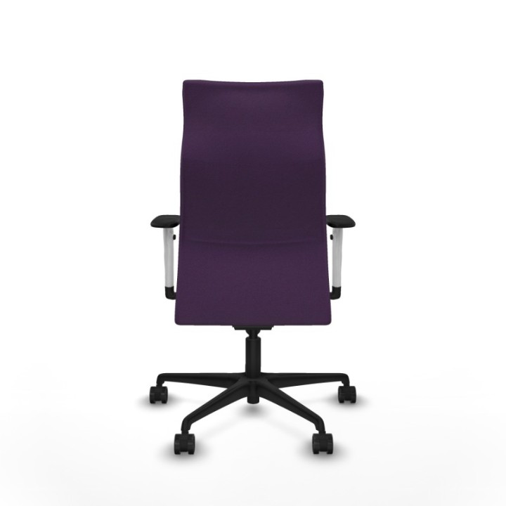 Albacete dirección sincro bali morado brazos 1D blancos base nailon ruedas 65 nailon